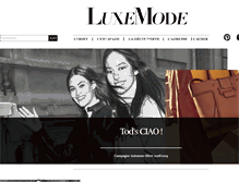 Tablet Screenshot of luxemode.fr